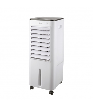 Fácula - Climatizador evaporativo EOLO 12 | 3en1|Enfriador+purificado+humidificador | 65W | 4 bloques de hielo y mando