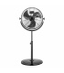 Fácula - Ventilador de pie Mistral 120w | Aspas de aluminio | 3 velocidades | Altura regulable | Alta Potencia