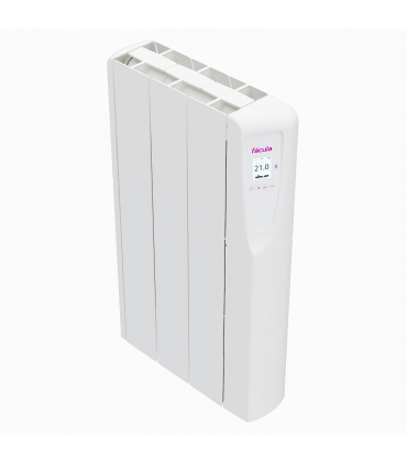 Fácula - Emisor Fluido Z WiFi Directo 500W | Programación diaria/sem | Control por voz | APP Compatible: iHeatControl