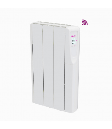 Fácula - Emisor Fluido Z WiFi Directo 500W | Programación diaria/sem | Control por voz | APP Compatible: iHeatControl