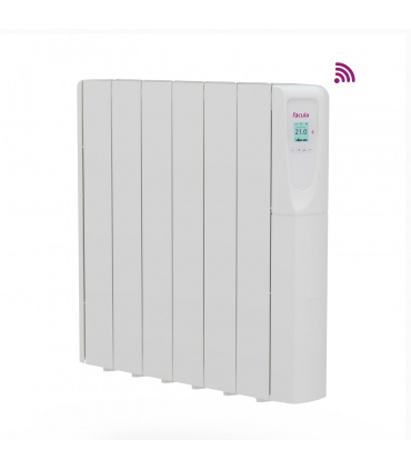 Fácula - Emisor Fluido Z WiFi Directo 1000W | Programación diaria/sem | Control por voz | APP Compatible: iHeatControl