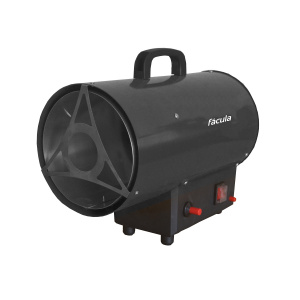 Fácula - Cañón de aire caliente a gas Lume | 15kW | Acero | Uso industrial | Encendido piezoeléctrico | 90-120 m²