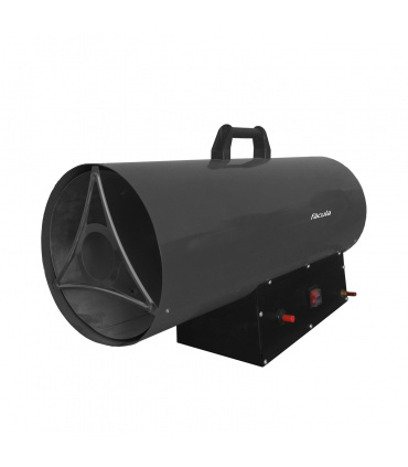 Fácula - Cañón de aire caliente a gas Lume | 50kW | Acero | Uso industrial | Encendido piezoeléctrico | 350-420 m²