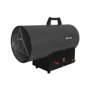 Fácula - Cañón de aire caliente a gas Lume | 30kW | Acero | Uso industrial | Encendido piezoeléctrico | 200-250 m²