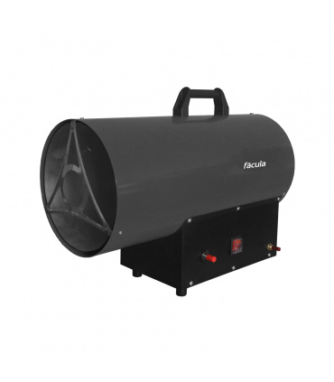 Fácula - Cañón de aire caliente a gas Lume | 30kW | Acero | Uso industrial | Encendido piezoeléctrico | 200-250 m²