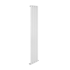Fácula - Radiador Toallero DE AGUA Olimpo Blanco 1800x309mm | (NO Eléctrico) | 4 soportes+purgador | Conexiones 4x1/2"