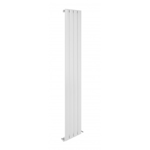 Fácula - Radiador Toallero DE AGUA Olimpo Blanco 1800x309mm | (NO Eléctrico) | 4 soportes+purgador | Conexiones 4x1/2"