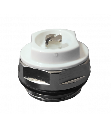 Fácula - Válvula de Purga de Aire Manual Blanca para Radiadores Toalleros | Direccional | 1/2"
