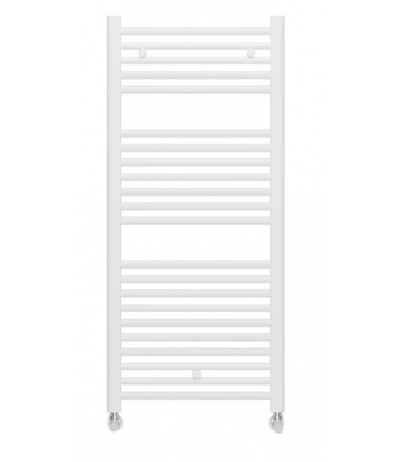 Fácula - Radiateur Porte-serviettes à Eau Ocean Blanc 1110x550mm | 3 supports+purgeur | Connexions 3x1/2"